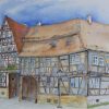 blaues Haus in Derdingen